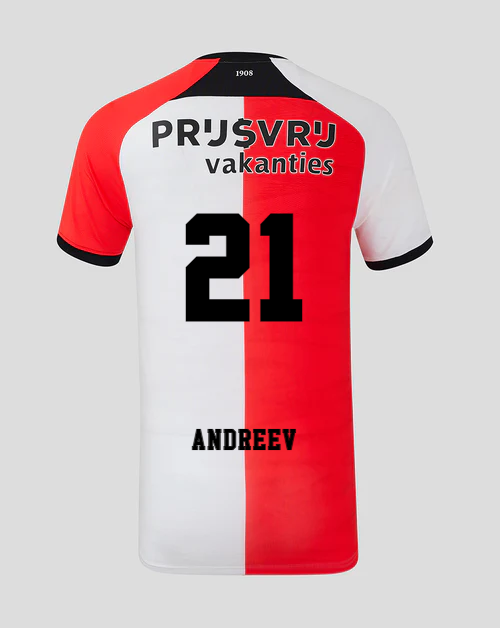 24-25 Feyenoord Home ANDREEV 21 Jersey