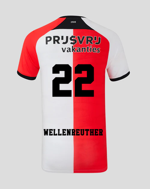 24-25 Feyenoord Home WELLENREUTHER 22 Jersey