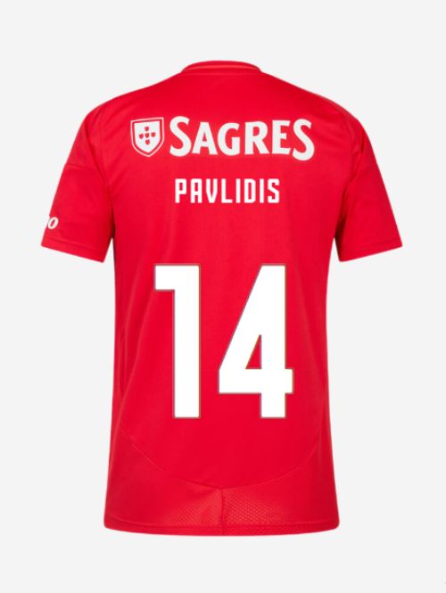 24-25 Benfica Home PAVLIDIS 14 Jersey