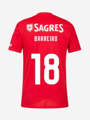 24-25 Benfica Home BARREIRO 18 Jersey