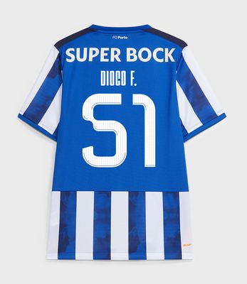 24-25 Porto Home Diogo F. 51 Europa League Jersey