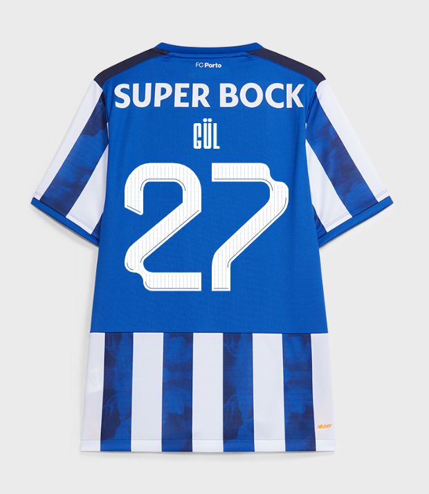 24-25 Porto Home Gül 27 Europa League Jersey