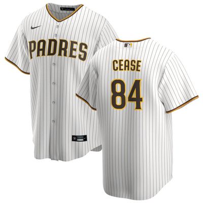 Men&#39;s San Diego Padres Cease 84 White Home Jersey