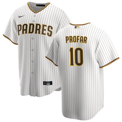 Men&#39;s San Diego Padres Profar 10 White Home Jersey