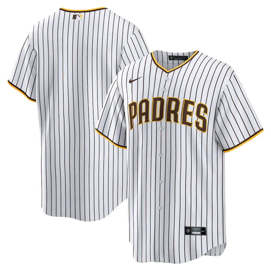Men&#39;s San Diego Padres White Home Jersey