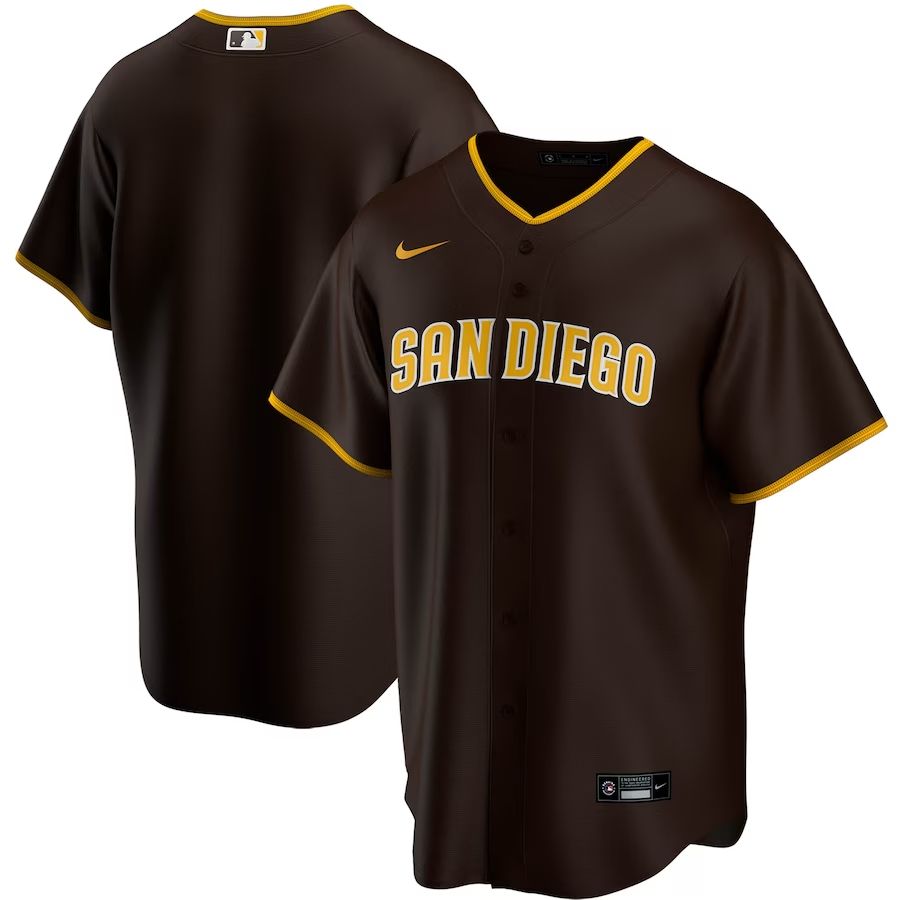 Men&#39;s San Diego Padres Brown Team Jersey