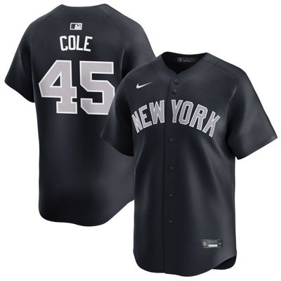 Men&#39;s New York Yankees Cole 45 Navy Alternate Jersey