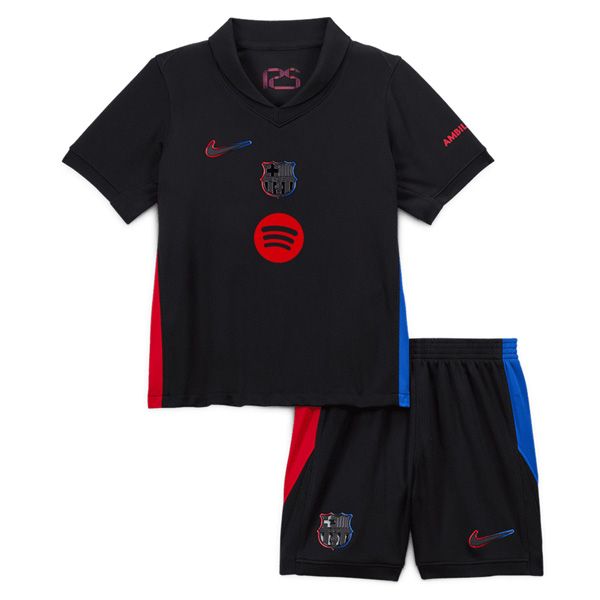 24-25 Barcelona Away New Logo Jersey Kids Kit