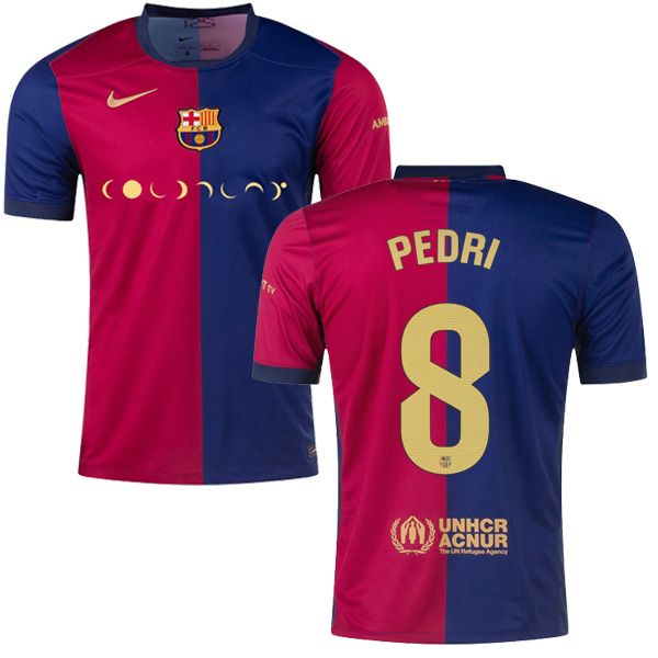 24-25 Barcelona Home Pedri 8  Coldplay El Clasico Kit