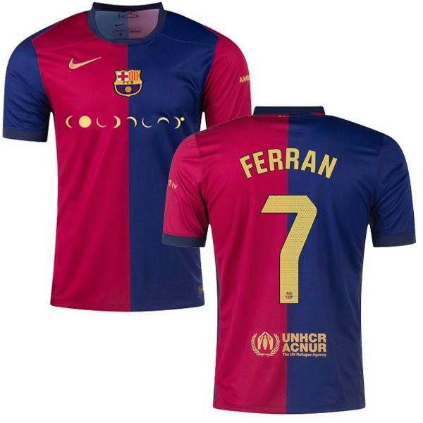 24-25 Barcelona Home FERRAN 7  Coldplay El Clasico Kit