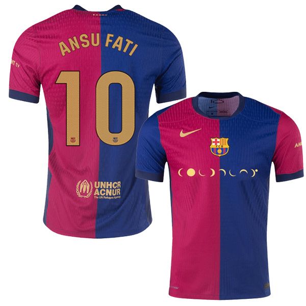 24-25 Barcelona Home ANSU FATI 10 Jersey Coldplay El Clasico Kit (Player Version)