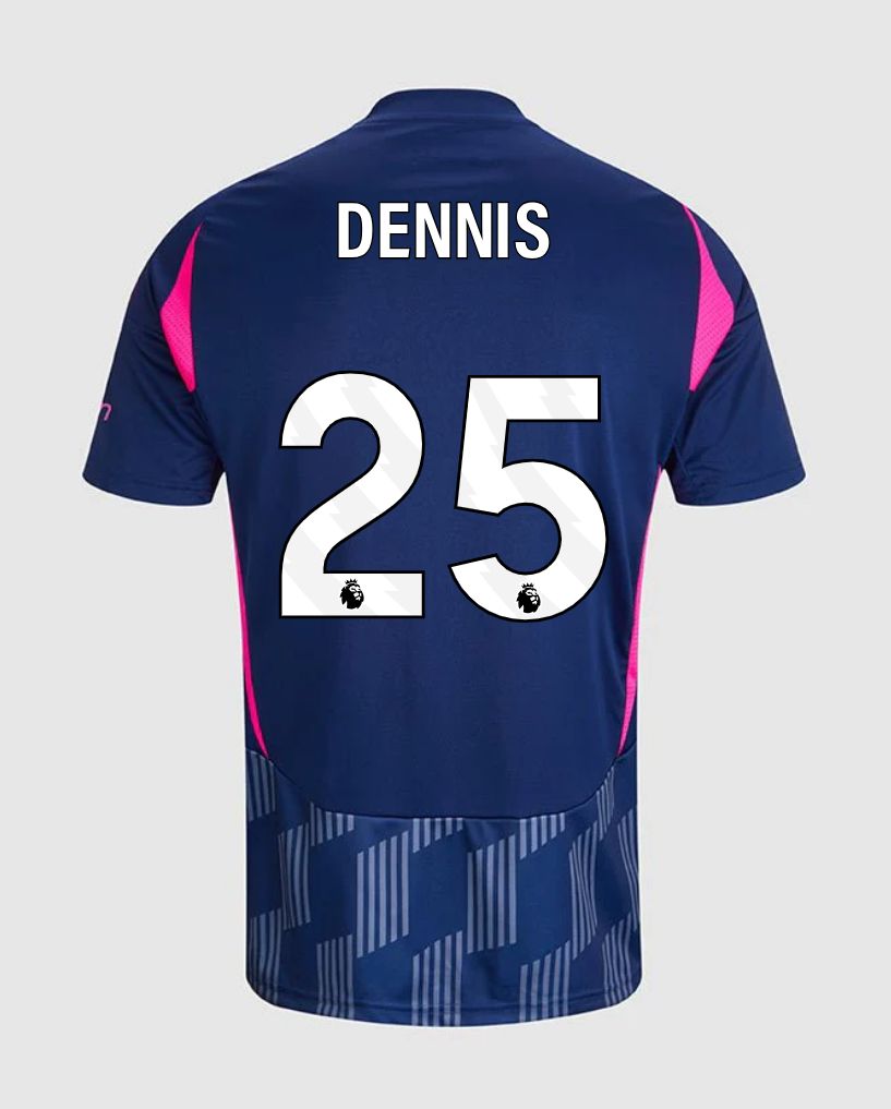 Nottingham Forest Away Dennis 25 Jersey 24-25