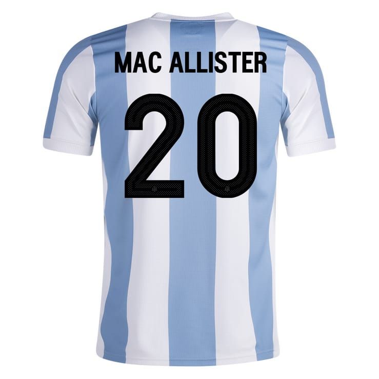2024 Argentina 50th Anniversary Mac Allister 20 Jersey
