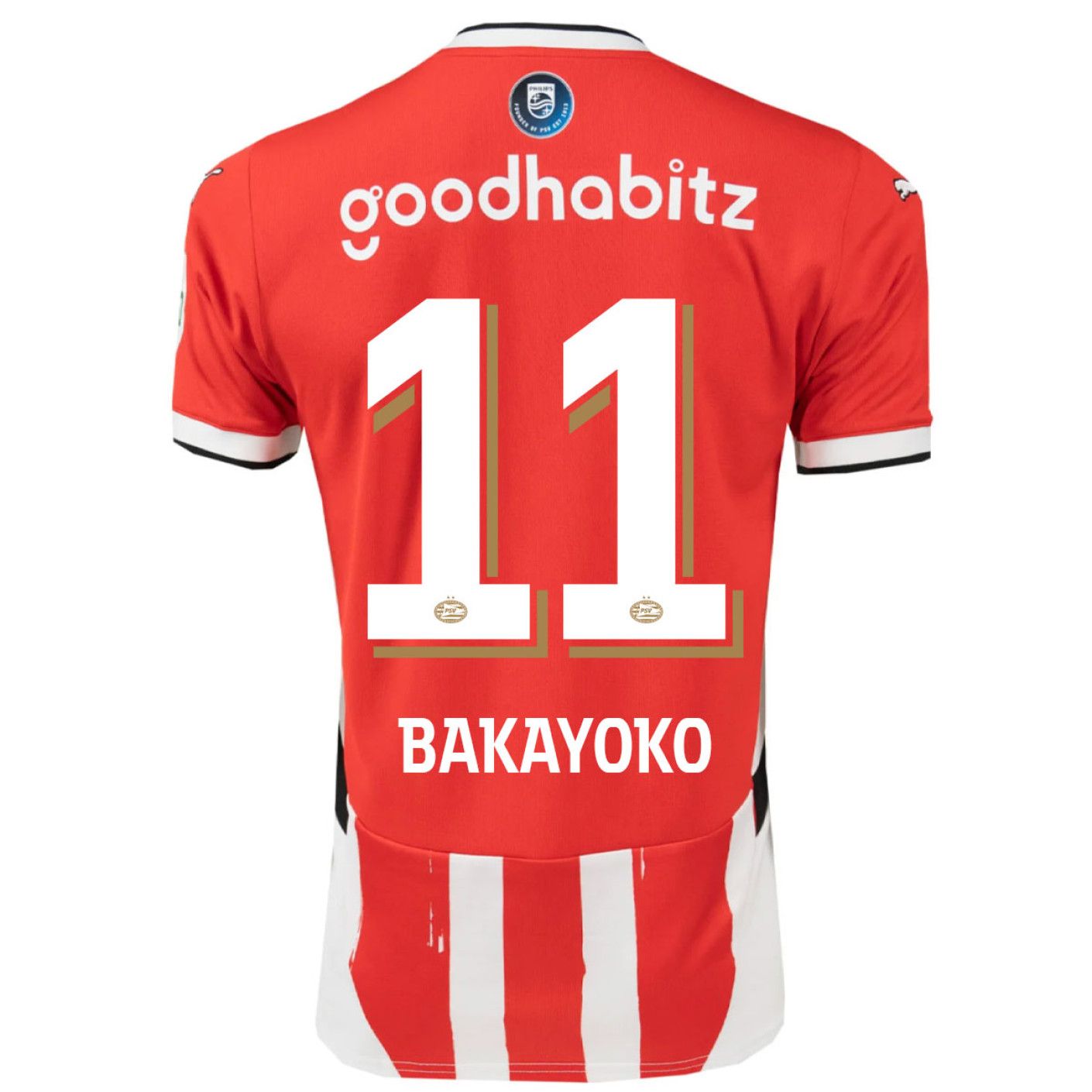 24-25 PSV Eindhoven Bakayoko 11 Home Jersey