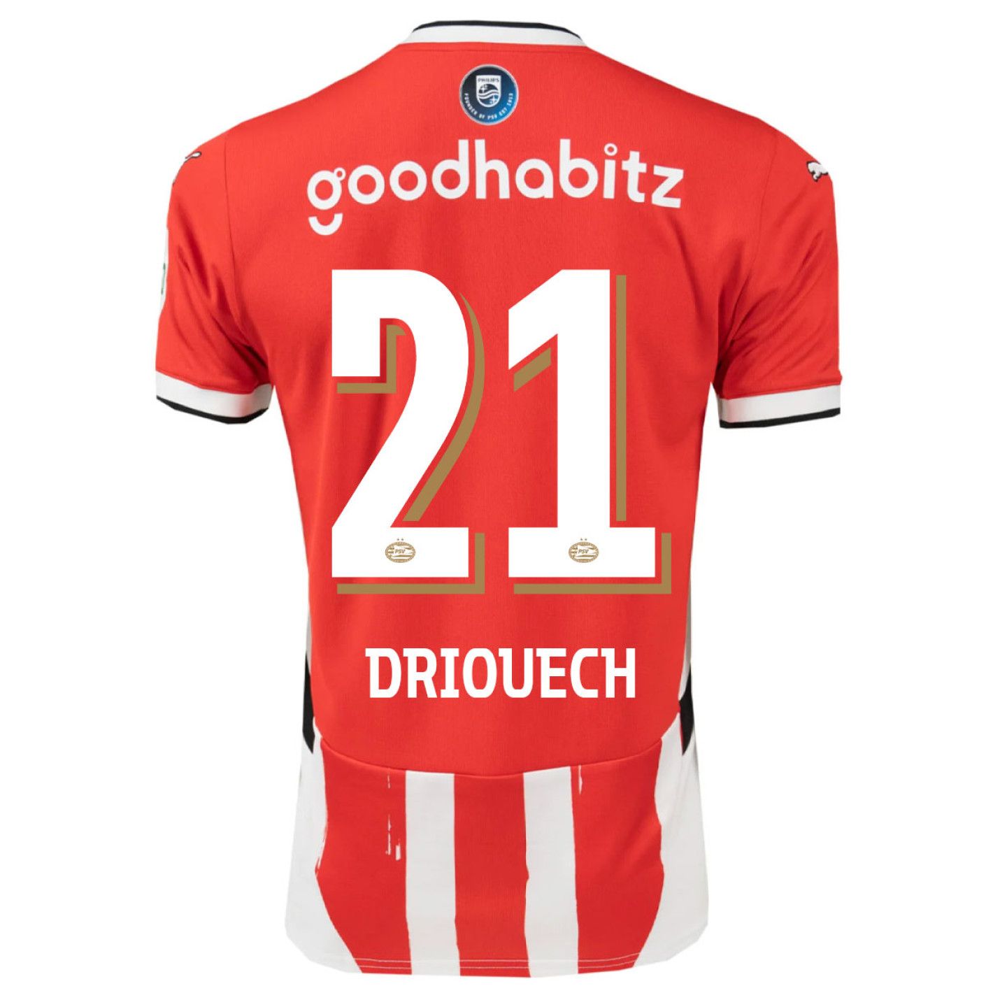 24-25 PSV Eindhoven Driouech 21 Home Jersey