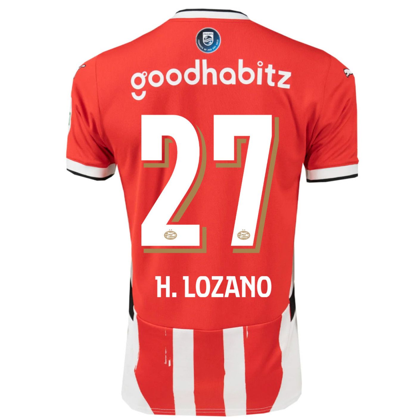 24-25 PSV Eindhoven H. Lozano 27 Home Jersey