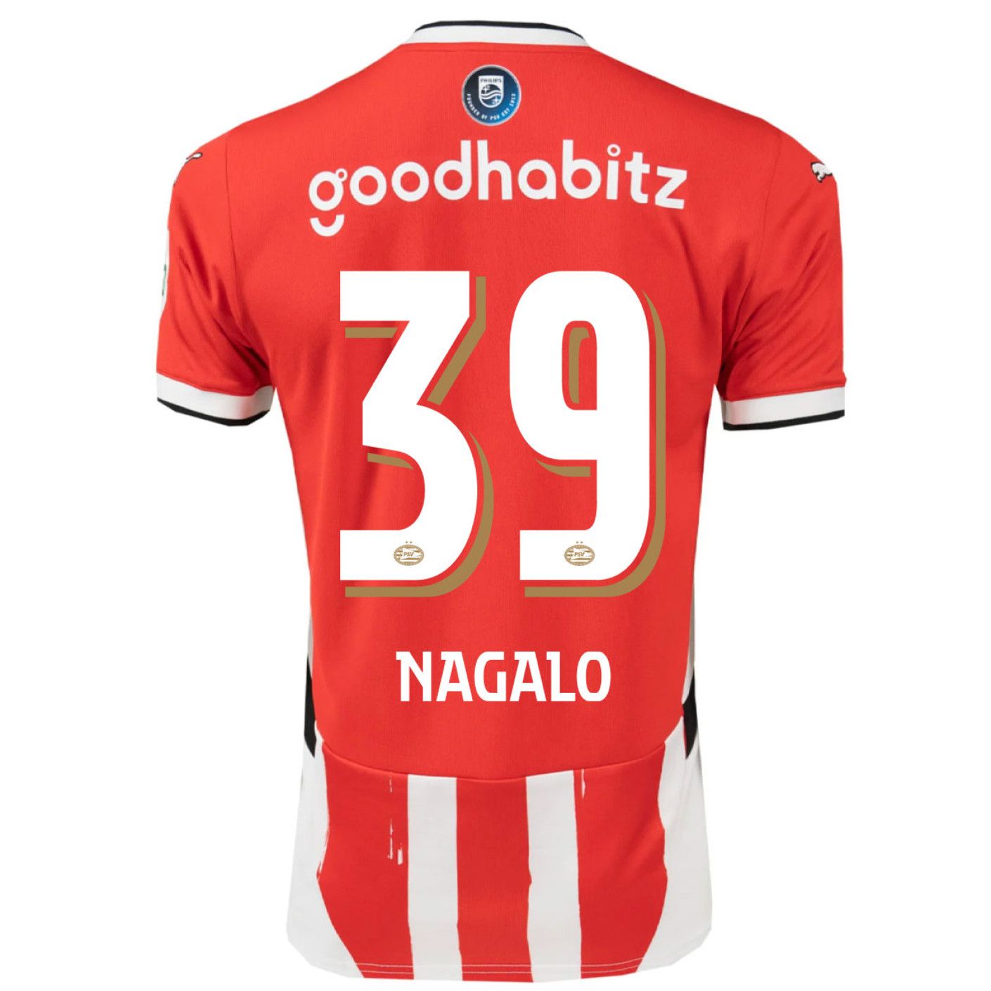 24-25 PSV Eindhoven Nagalo 39 Home Jersey