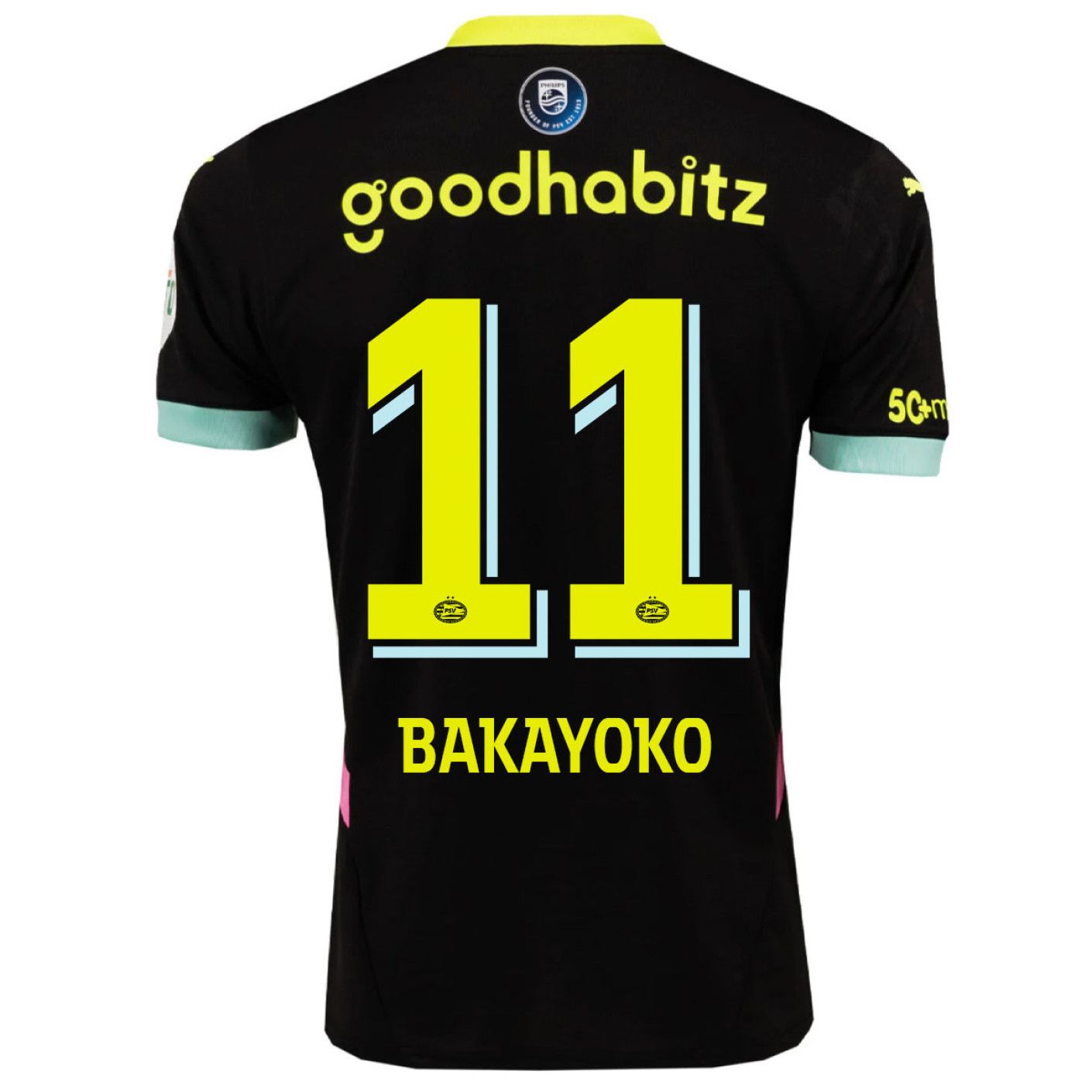24-25 PSV Eindhoven Bakayoko 11 Away Jersey