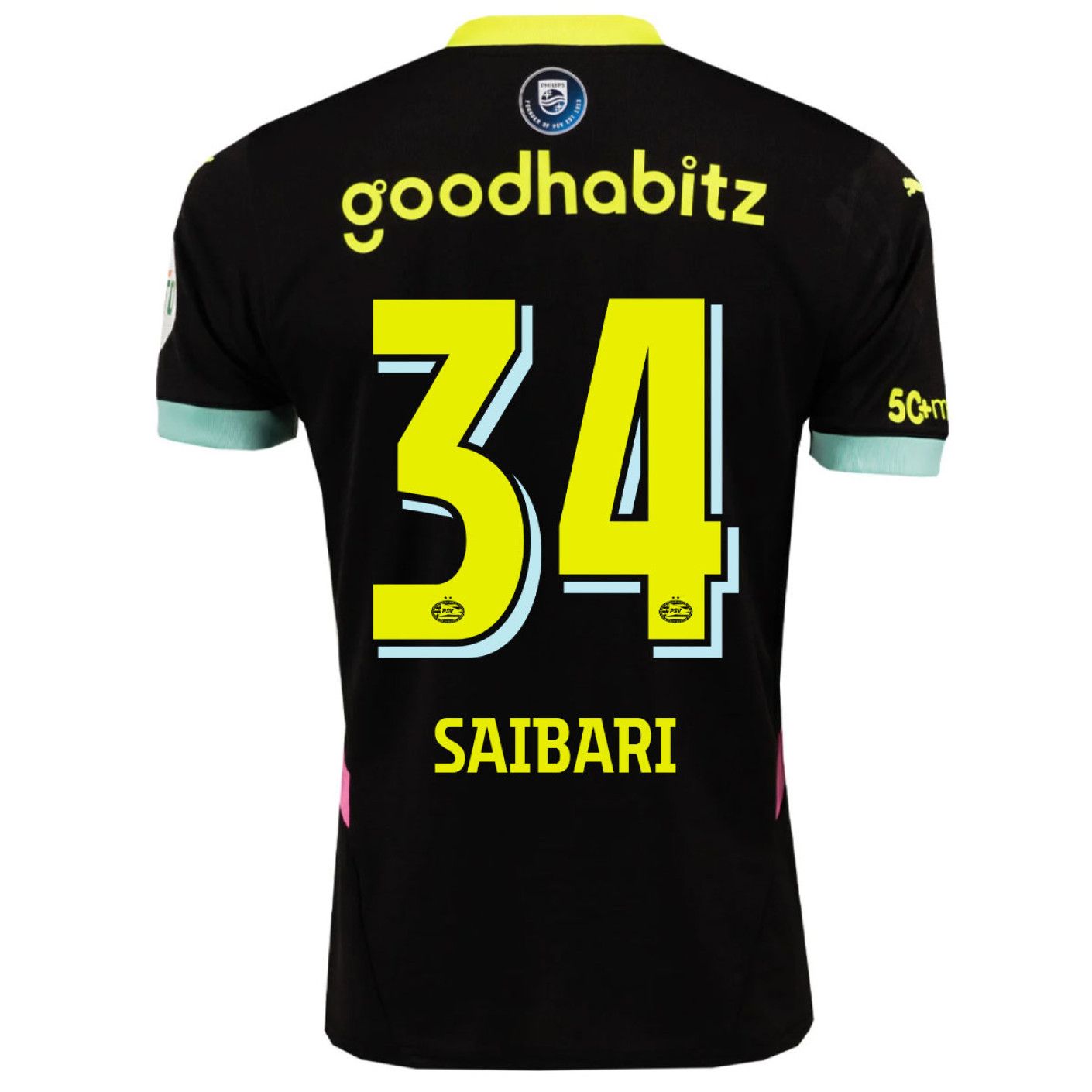 24-25 PSV Eindhoven Saibari 34 Away Jersey