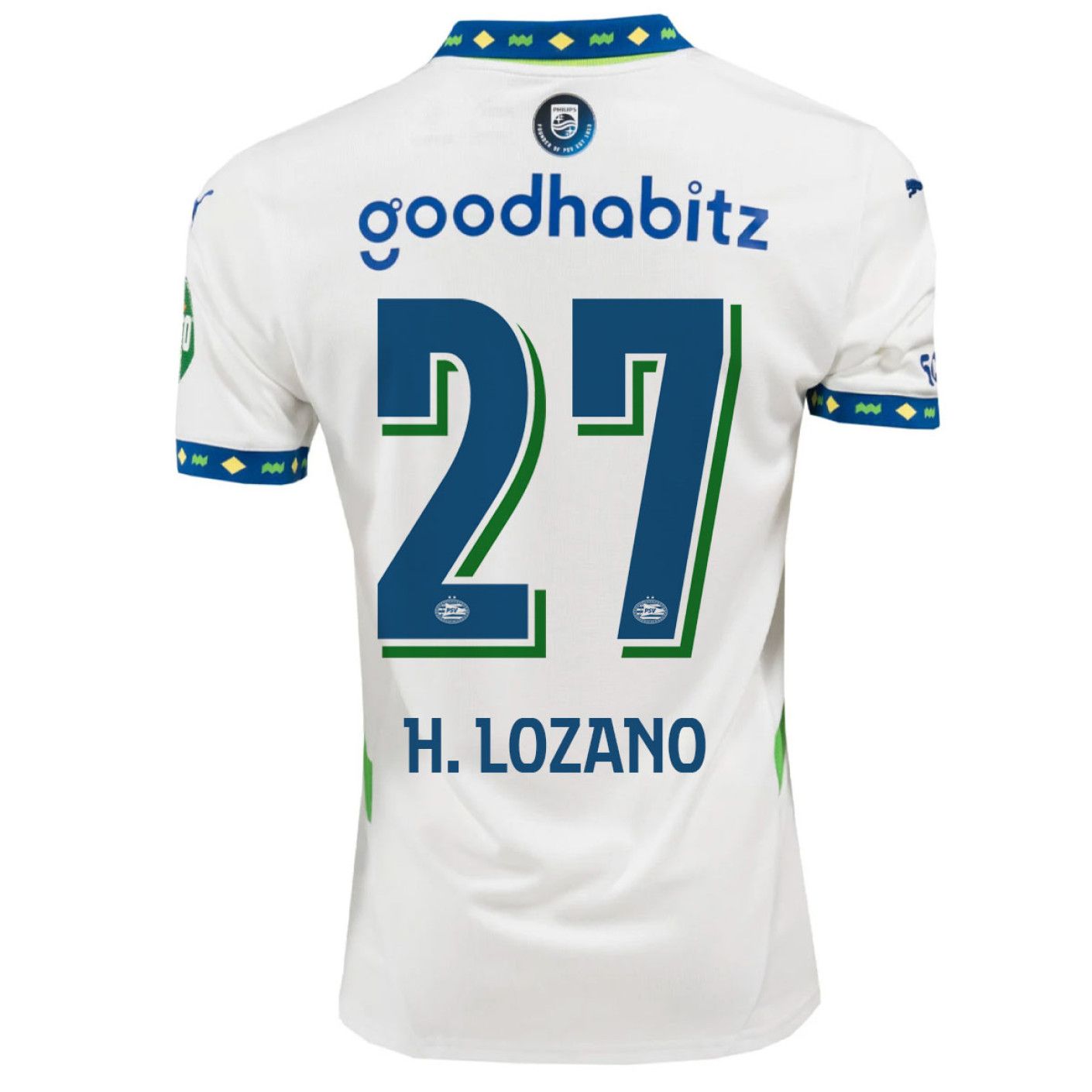 24-25 PSV Eindhoven H. Lozano 27 Third Jersey