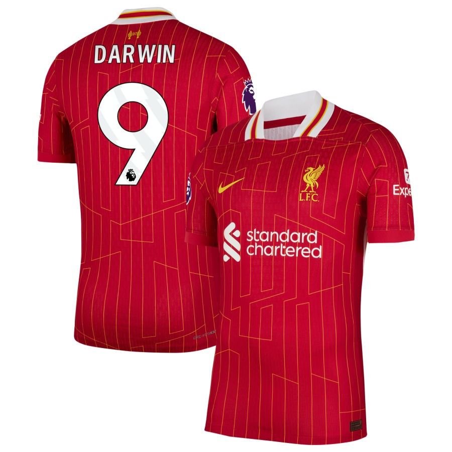 24-25 Liverpool Darwin 9 Home Jersey (Player Version)
