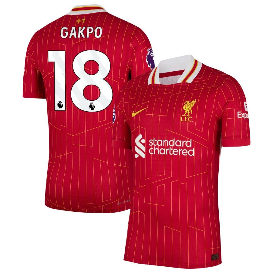 24-25 Liverpool Gakpo 18 Home Jersey (Player Version)