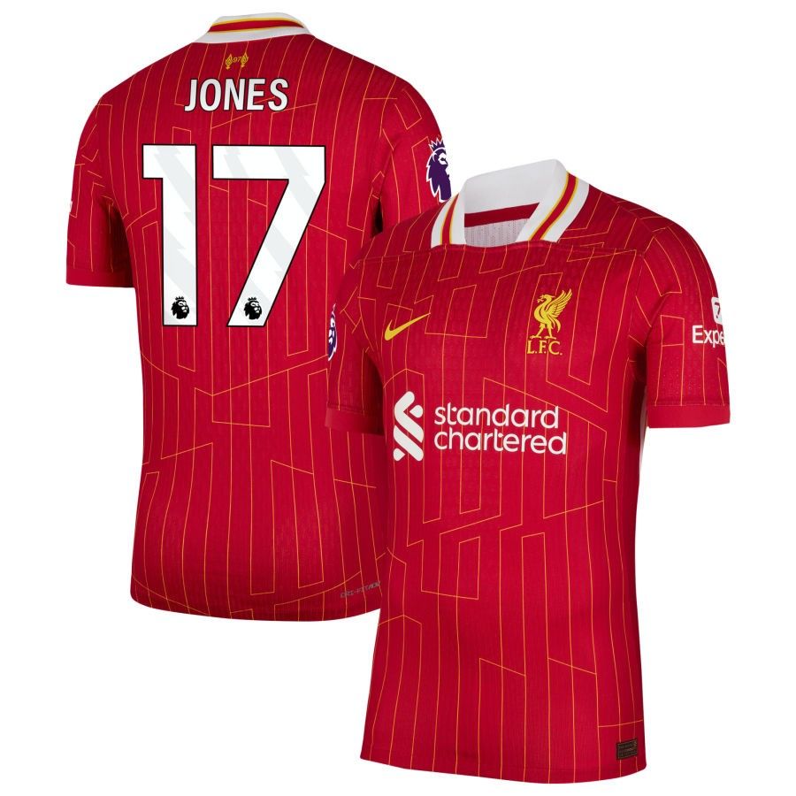24-25 Liverpool Jones 17 Home Jersey (Player Version)