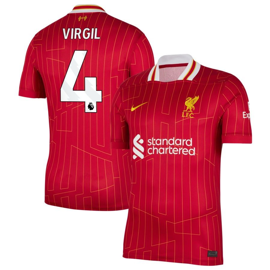 24-25 Liverpool Virgil 4 Home Jersey