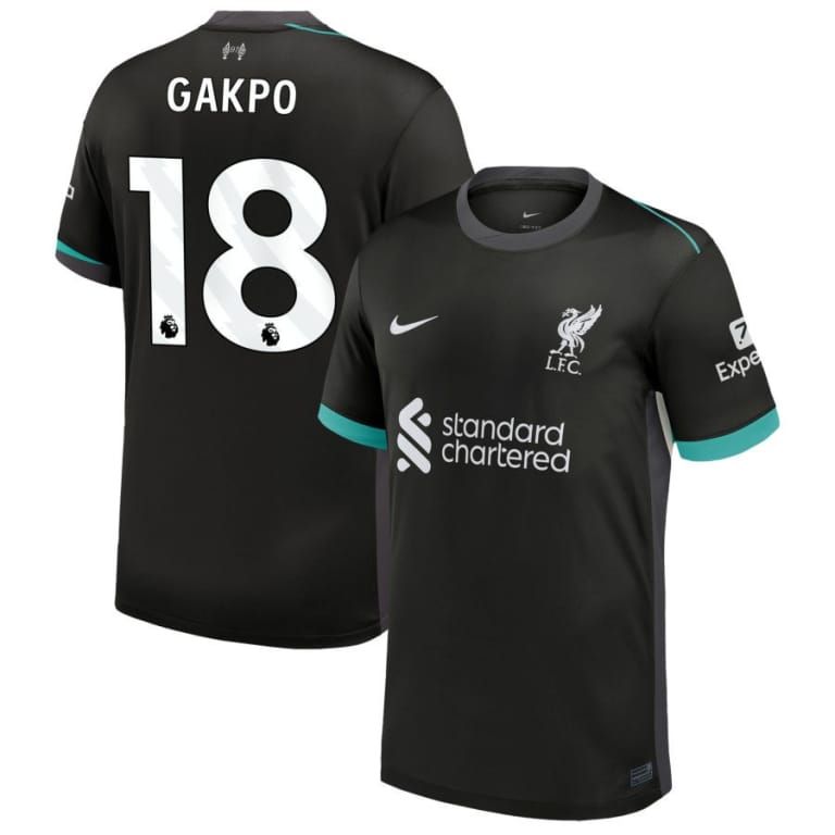 24-25 Liverpool Gakpo 18 Away Jersey