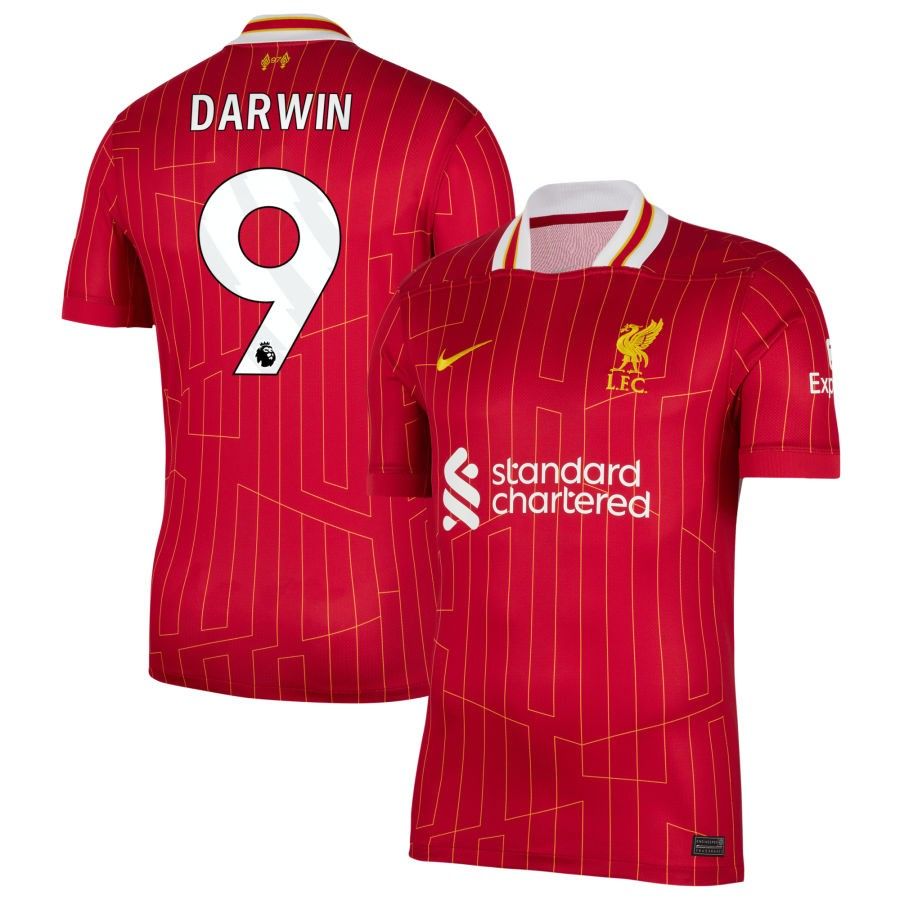 24-25 Liverpool Darwin 9 Home Jersey