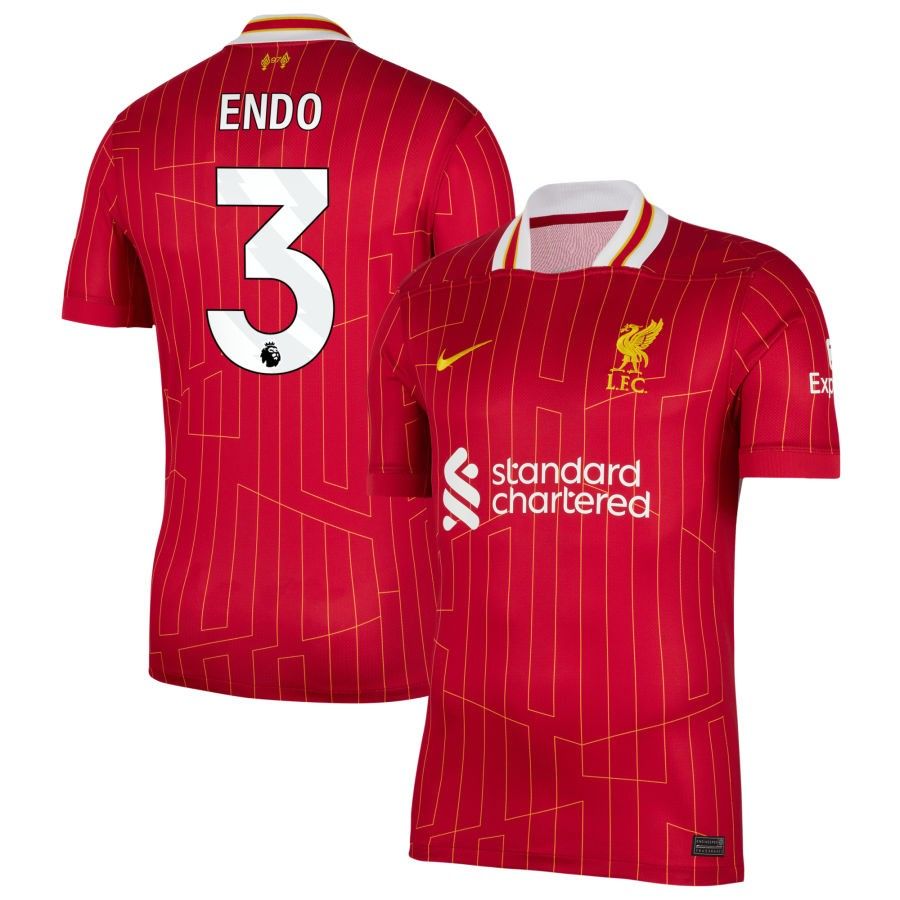 24-25 Liverpool Endo 3 Home Jersey