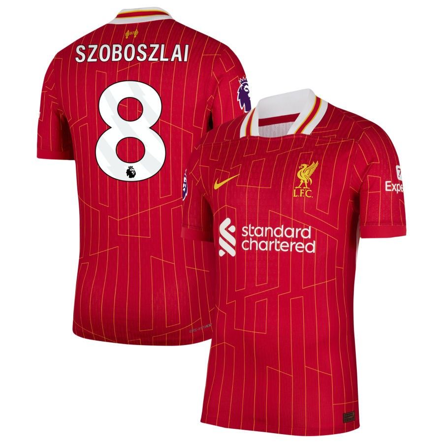 24-25 Liverpool Szoboszlai 8 Home Jersey (Player Version)