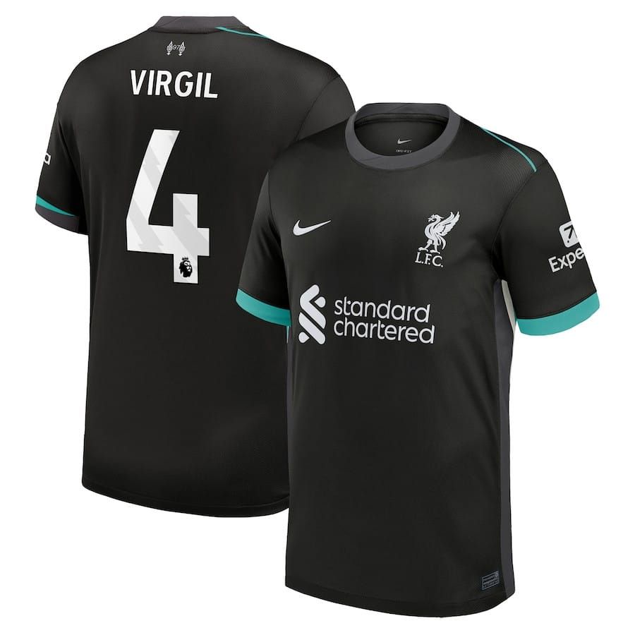 24-25 Liverpool Virgil 4 Away Jersey