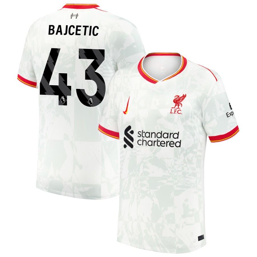 24-25 Liverpool Bajcetic 43 Third Jersey