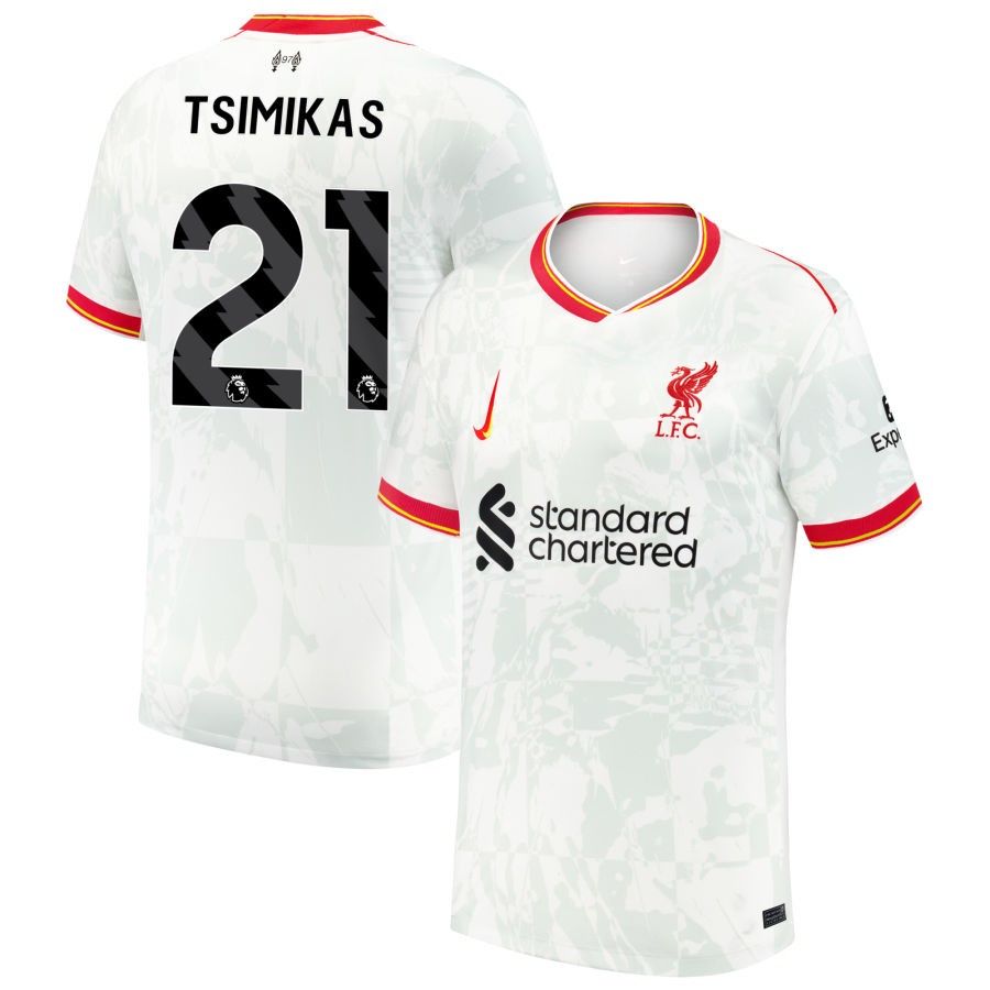 24-25 Liverpool Tsimikas 21 Third Jersey