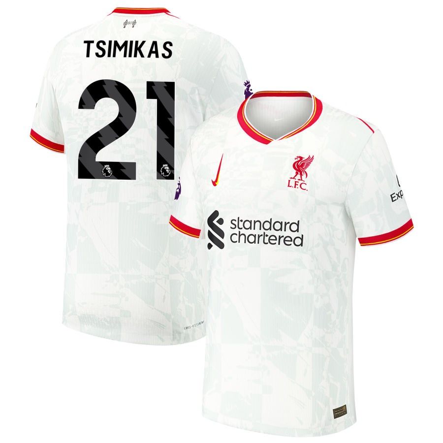 24-25 Liverpool Tsimikas 21 Third Jersey (Player Version)