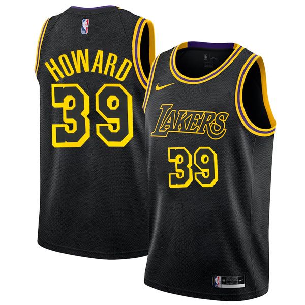 Los Angeles Lakers Black Mamba City Swingman Jersey Dwight Howard 39