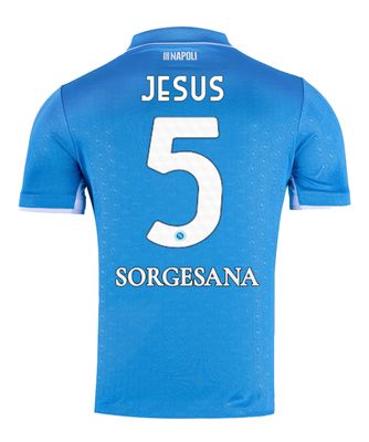 24-25 Napoli Home 5 Jesus Jersey