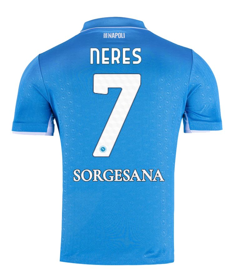 24-25 Napoli Home 7 Neres Jersey