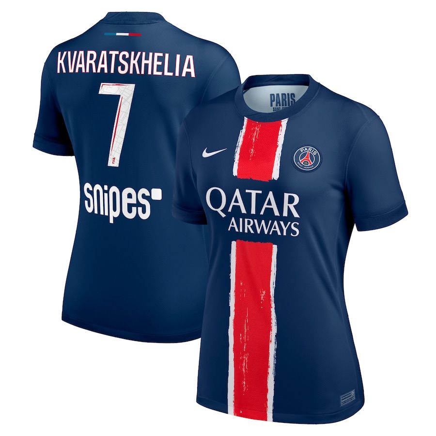 24-25 PSG Home Kvaratskhelia 7 Women Jersey