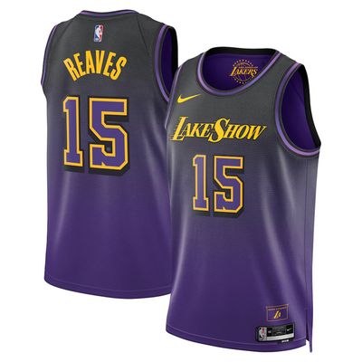 24-25 Los Angeles Lakers Purple City Edition Swingman Jersey Austin Reaves 15