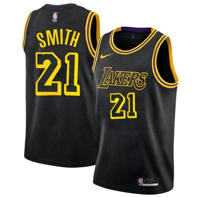 Los Angeles Lakers Black Mamba City Swingman Jersey J.R. Smith 21
