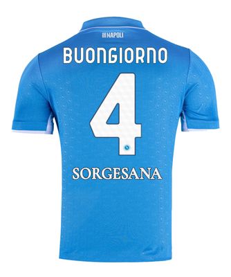 24-25 Napoli Home 4 Buongiorno Jersey