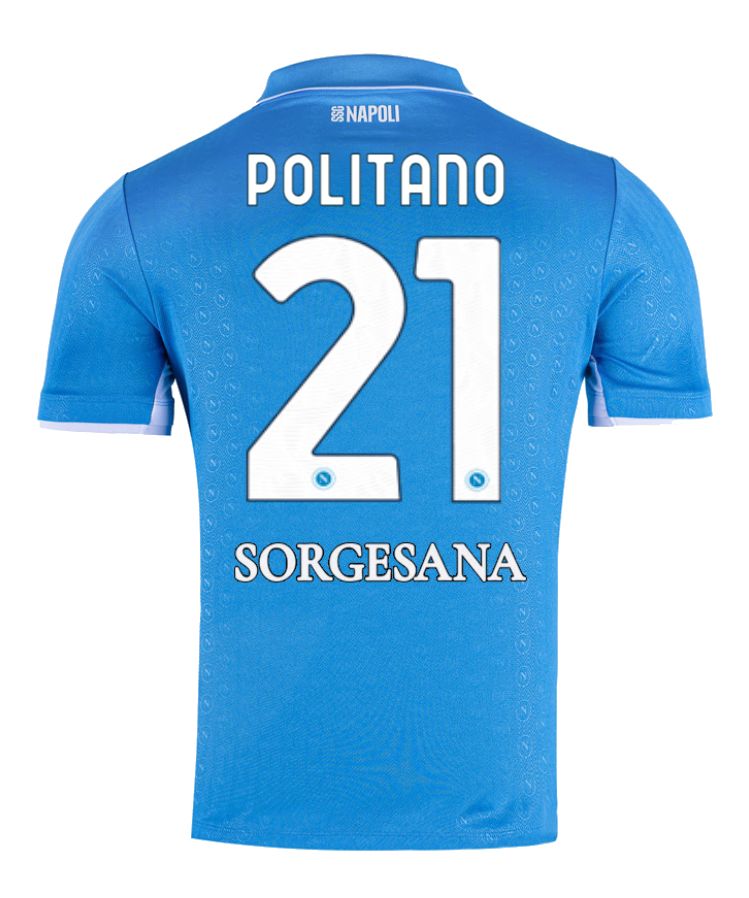 24-25 Napoli Home 21 Politano Jersey