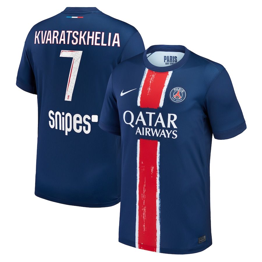 24-25 PSG Home Kvaratskhelia 7 Jersey