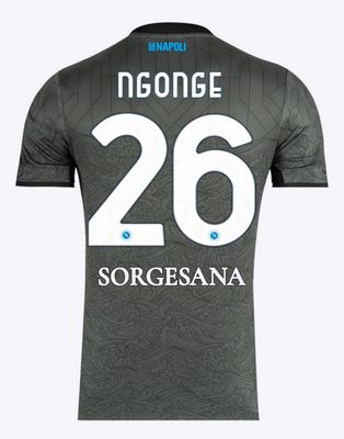 24-25 Napoli Third 26 Ngonge Jersey