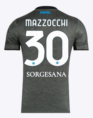 24-25 Napoli Third 30 Mazzocchi Jersey