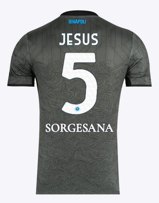 24-25 Napoli Third 5 Jesus Jersey