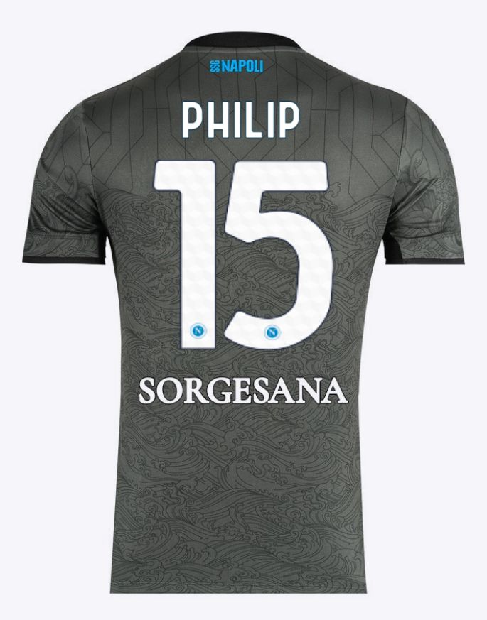 24-25 Napoli Third 15 Philip Jersey
