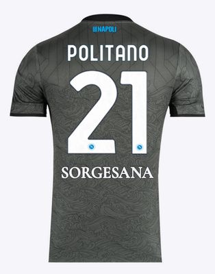 24-25 Napoli Third 21 Politano Jersey